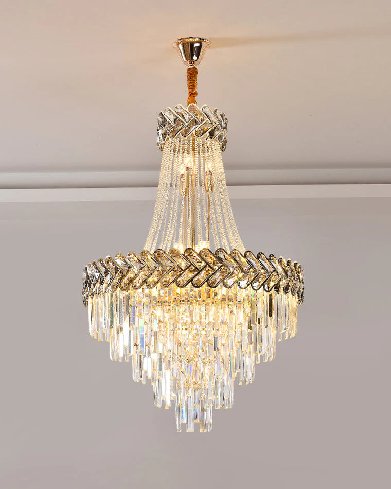 Merlin Tiered Crystal Chandelier - Image 14