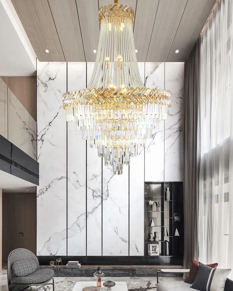 Merlin Tiered Crystal Chandelier - Image 15