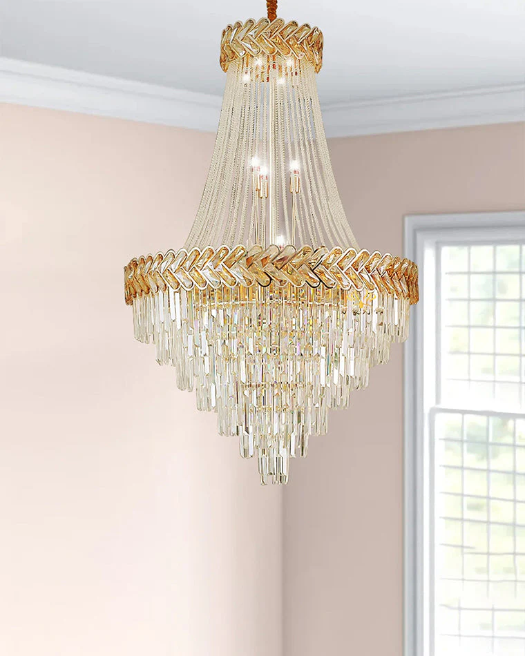 Merlin Tiered Crystal Chandelier - Image 18