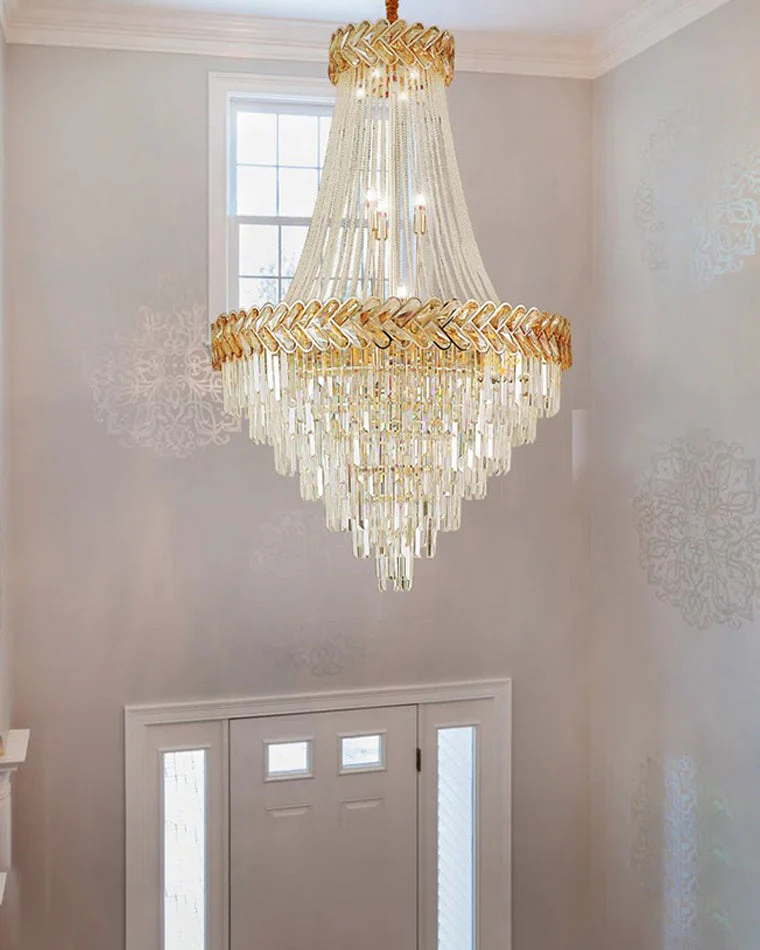 Merlin Tiered Crystal Chandelier - Image 19