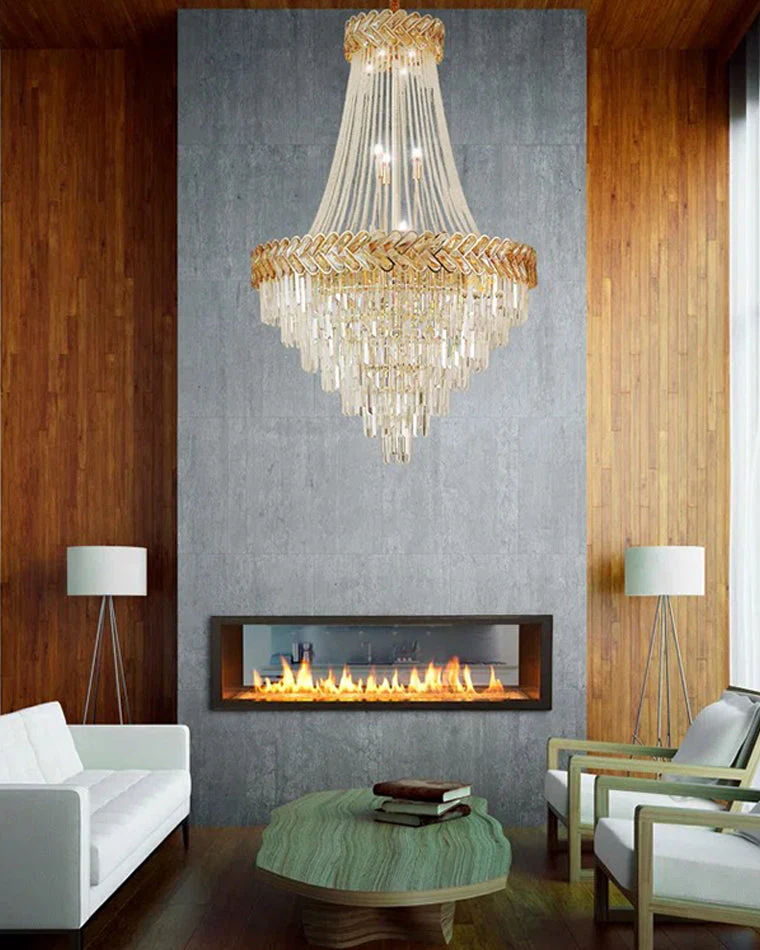 Merlin Tiered Crystal Chandelier - Image 21