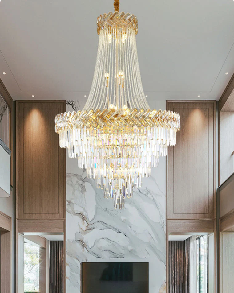 Merlin Tiered Crystal Chandelier - Image 3