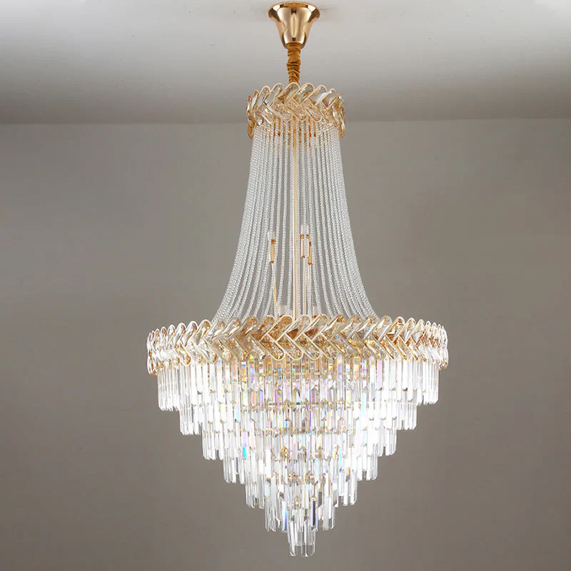 Merlin Tiered Crystal Chandelier - Image 40