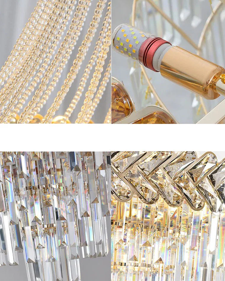 Merlin Tiered Crystal Chandelier - Image 5