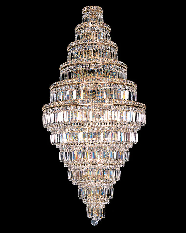 Merlin Large Tiered Crystal Chandelier - Image 20