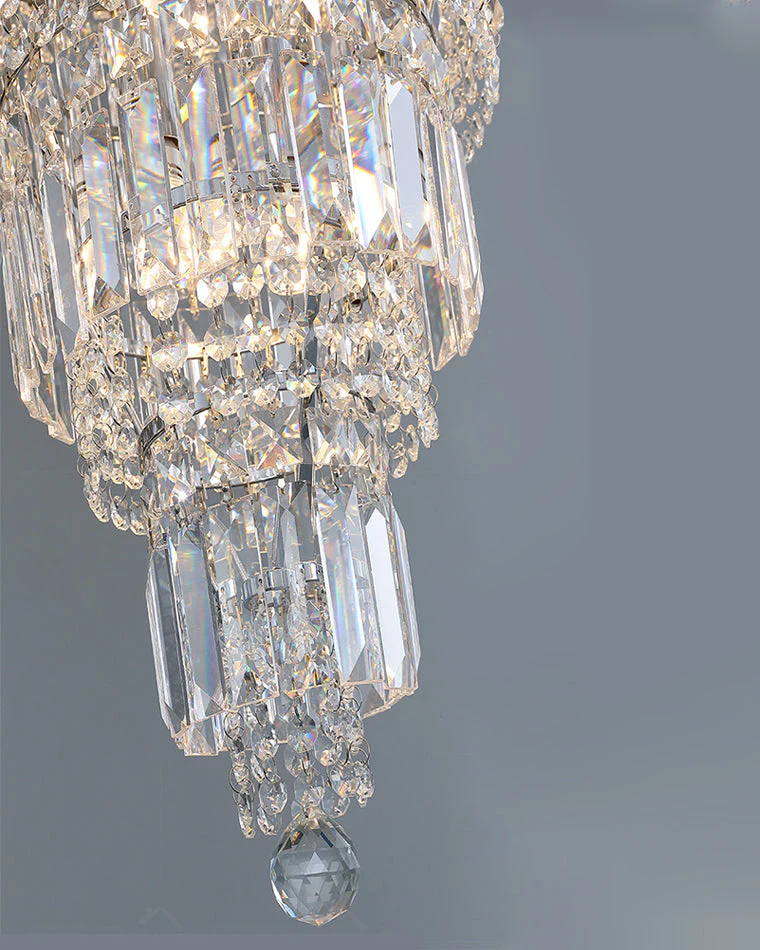 Merlin Large Tiered Crystal Chandelier - Image 22