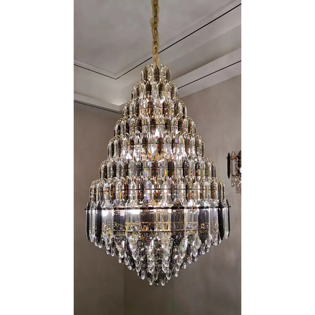 Merlin Tiered taper Crystal Foyer Chandelier - Image 20