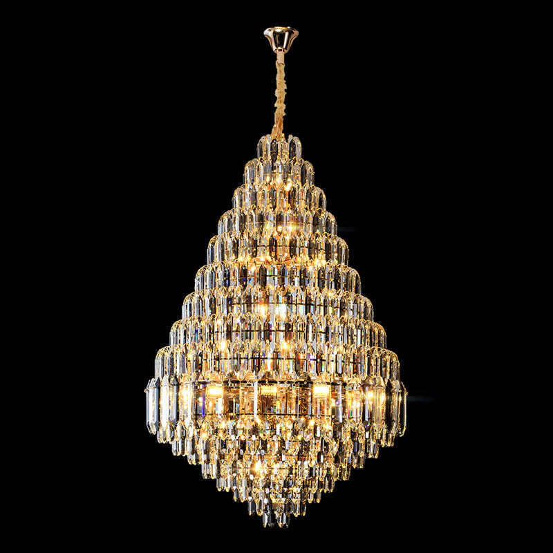 Merlin Tiered taper Crystal Foyer Chandelier - Image 22