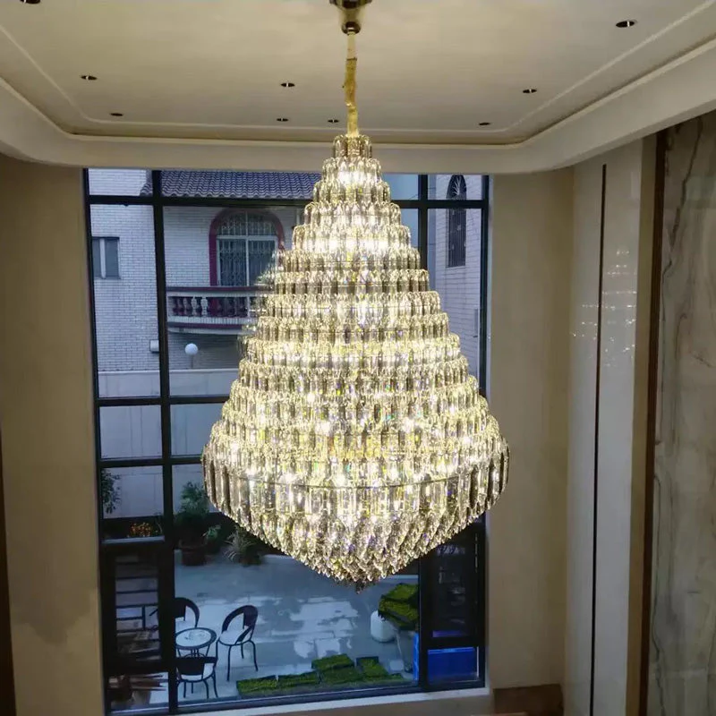 Merlin Tiered taper Crystal Foyer Chandelier - Image 26