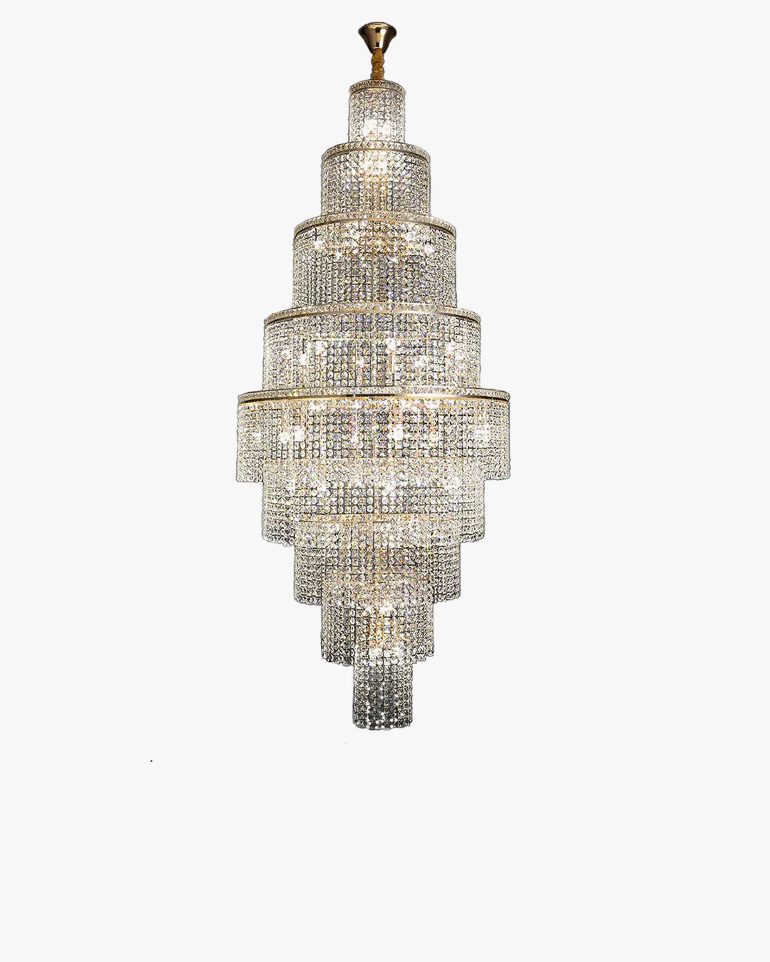 Merlin Tiered Crystal Foyer Chandelier - Image 10
