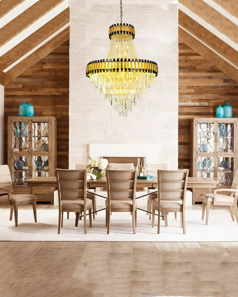 Merlin Tiered Gold Crystal Chandelier - Image 8
