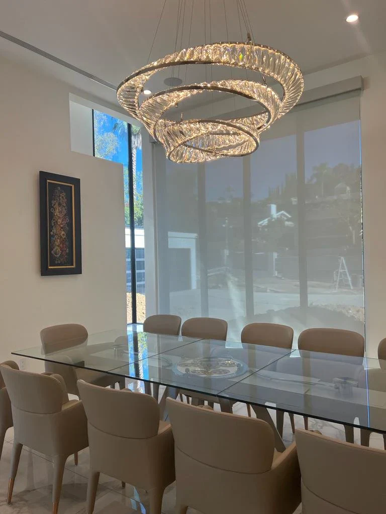 Ring Crystal Chandelier Luxury Living/ Dining Room Ceiling Lamp Bedroom Light - Image 7