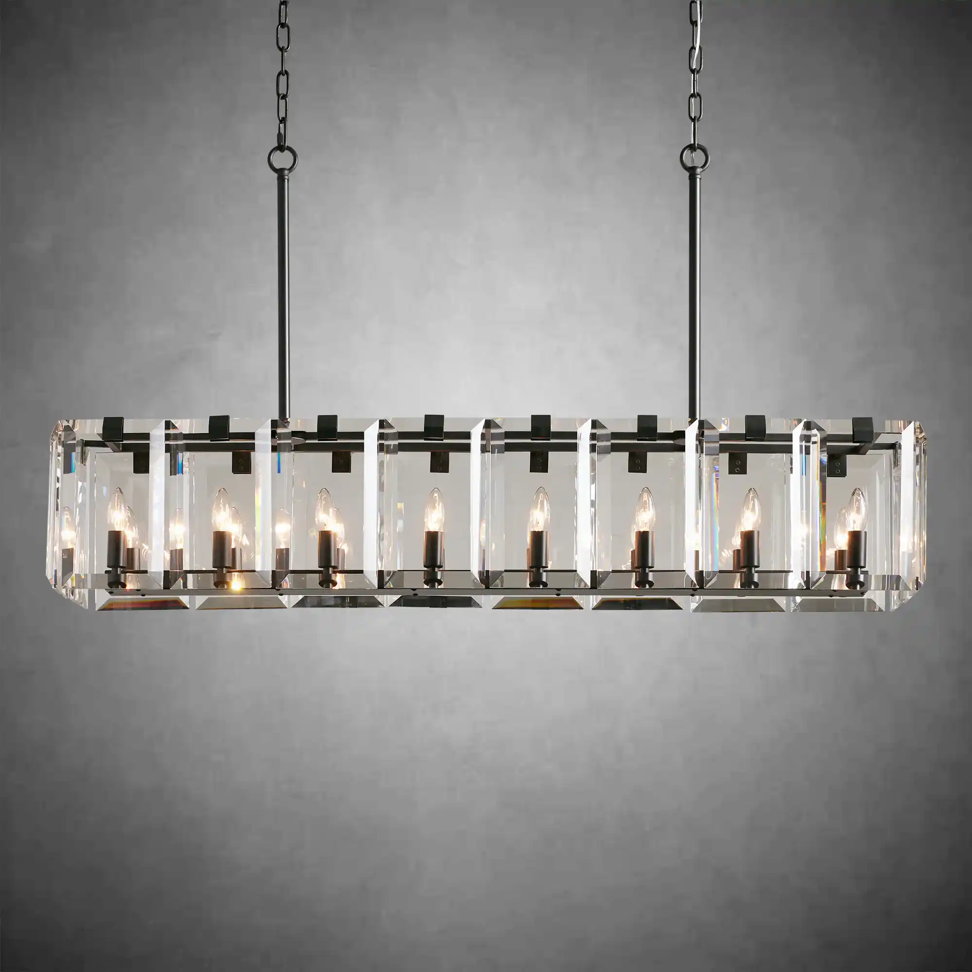 Modern Amaya Rectangular Chandelier - Image 4