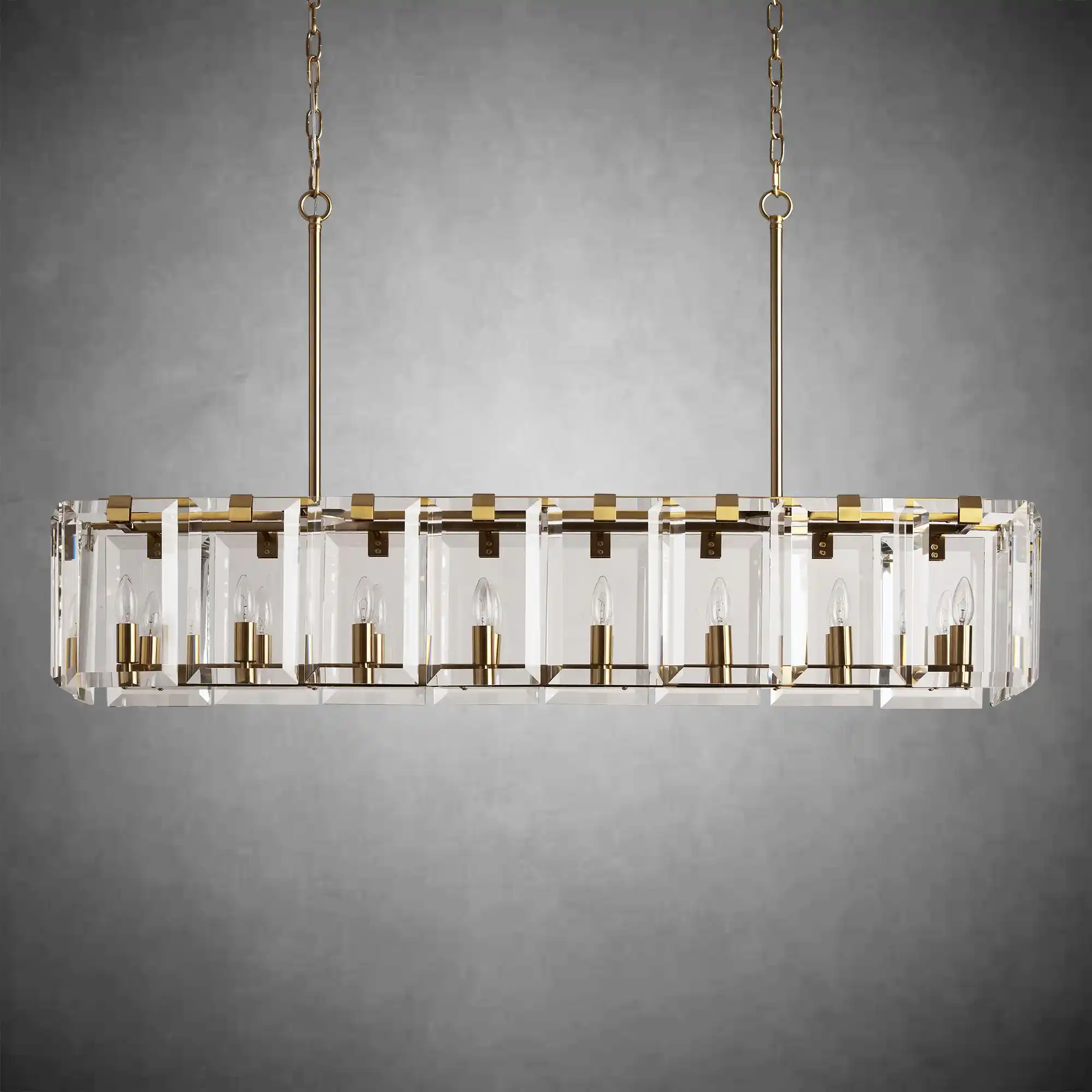 Modern Amaya Rectangular Chandelier - Image 7