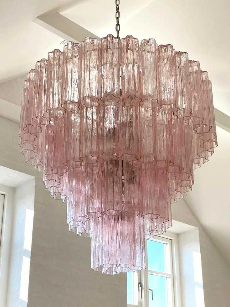 Modern Art Design 3/4/5/7-Tier Hand-blown Glass Tiered Chandelier - Image 10