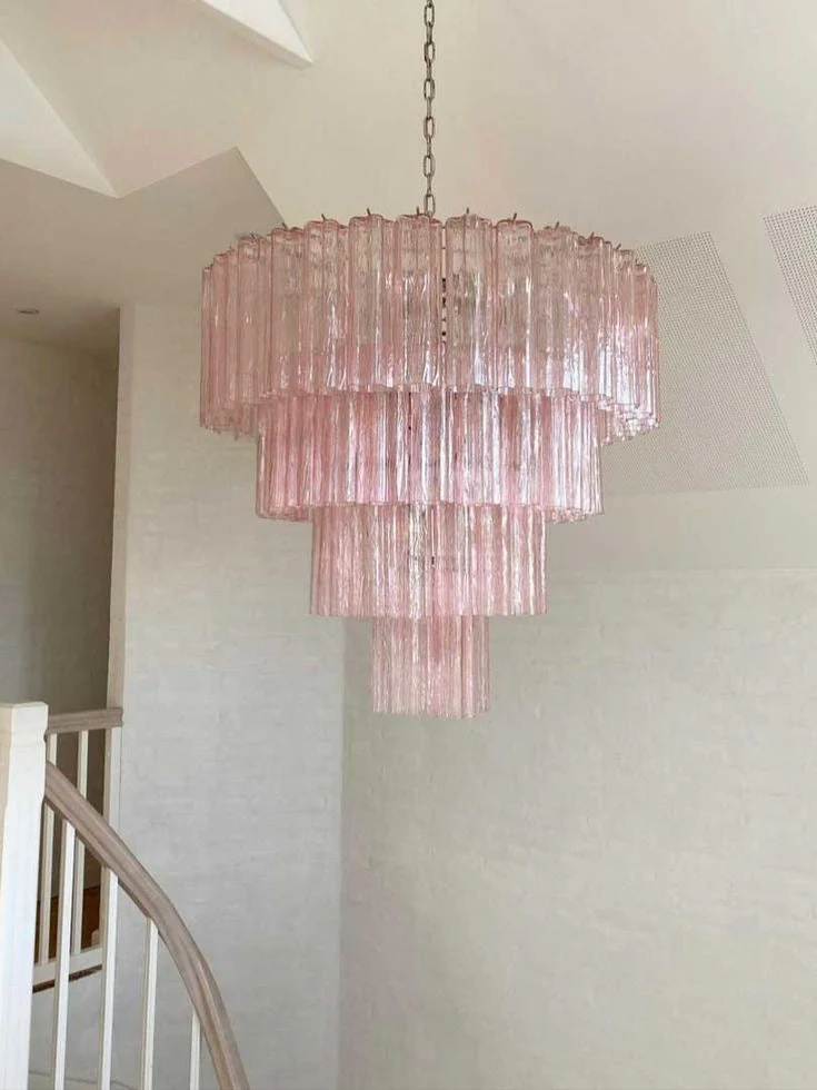 Modern Art Design 3/4/5/7-Tier Hand-blown Glass Tiered Chandelier - Image 12