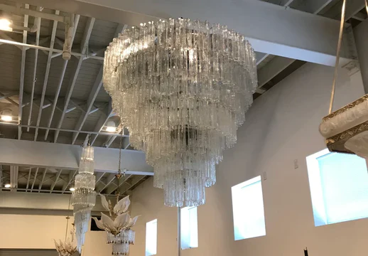 Modern Art Design 3/4/5/7-Tier Hand-blown Glass Tiered Chandelier - Image 5