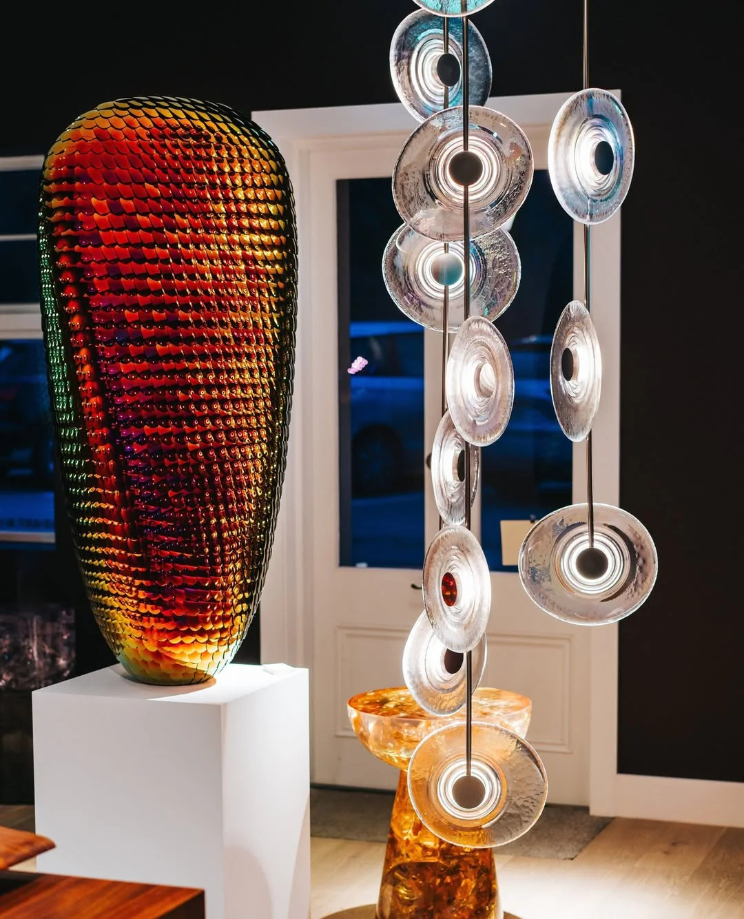 Modern Art Design Radiant Glass Chandelier - Image 3
