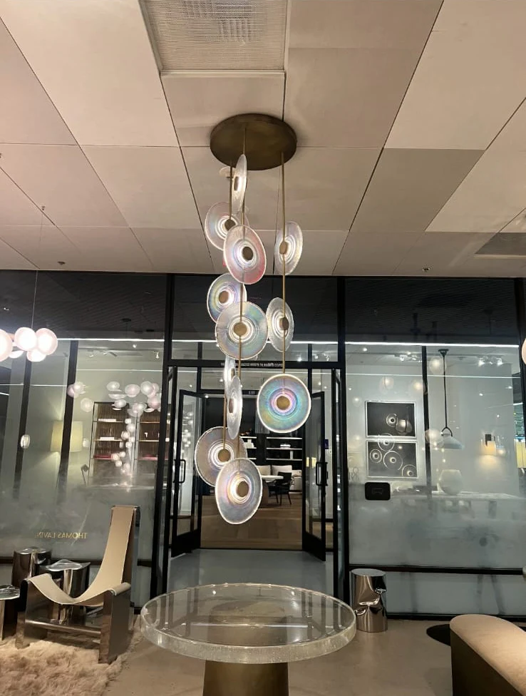 Modern Art Design Radiant Glass Chandelier - Image 7