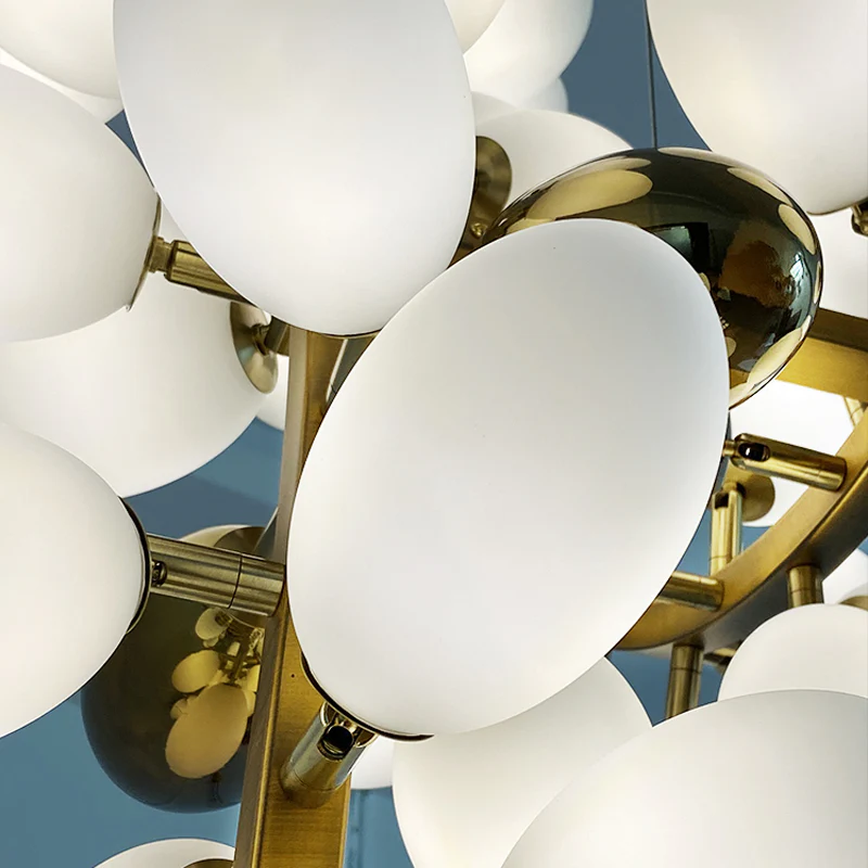 Modern Artistic Linear Elegant Grape Extra Large Branch Chandelier - Image 5