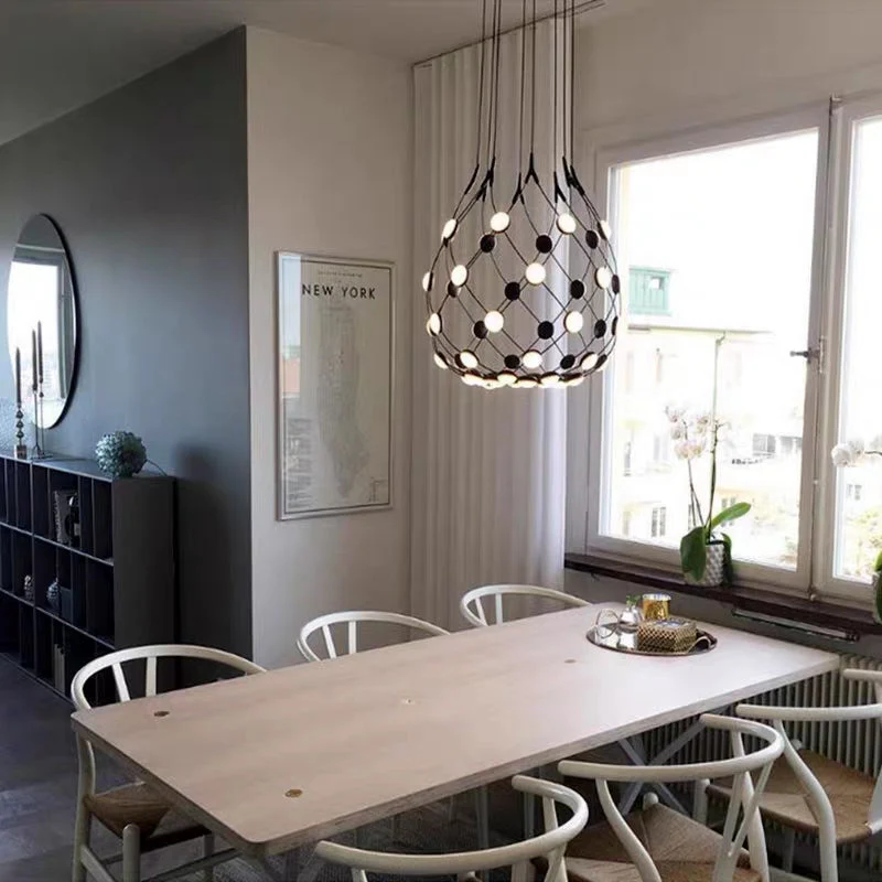 Modern Basket Chandelier for Living/Dining Room - Image 11