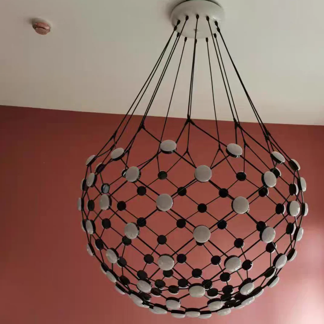 Modern Basket Chandelier for Living/Dining Room - Image 2