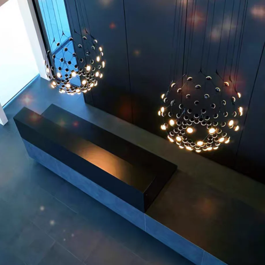 Modern Basket Chandelier for Living/Dining Room - Image 8