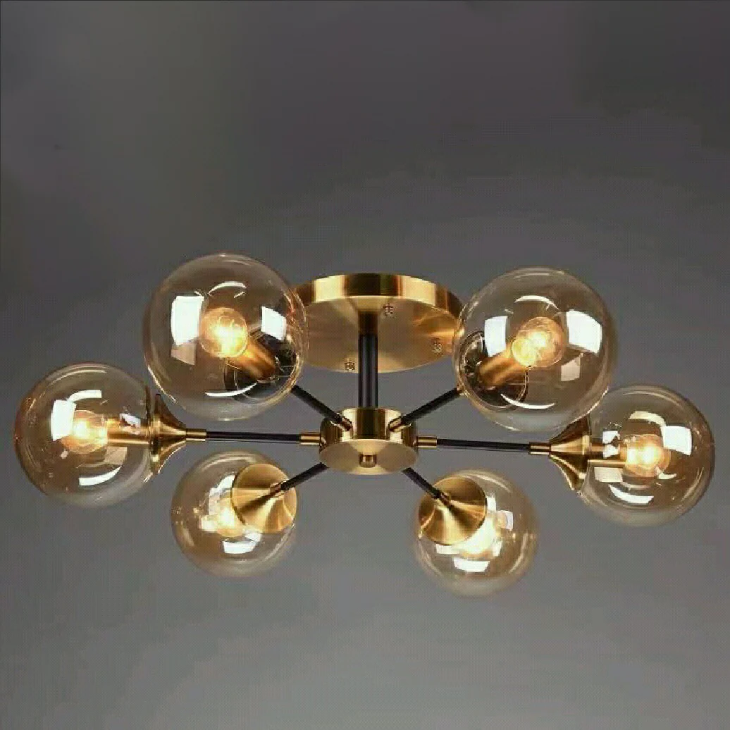 Magic Bean Molecular Chandelier Living Room Ceiling Light Modern Glass Ball Lamp - Image 10