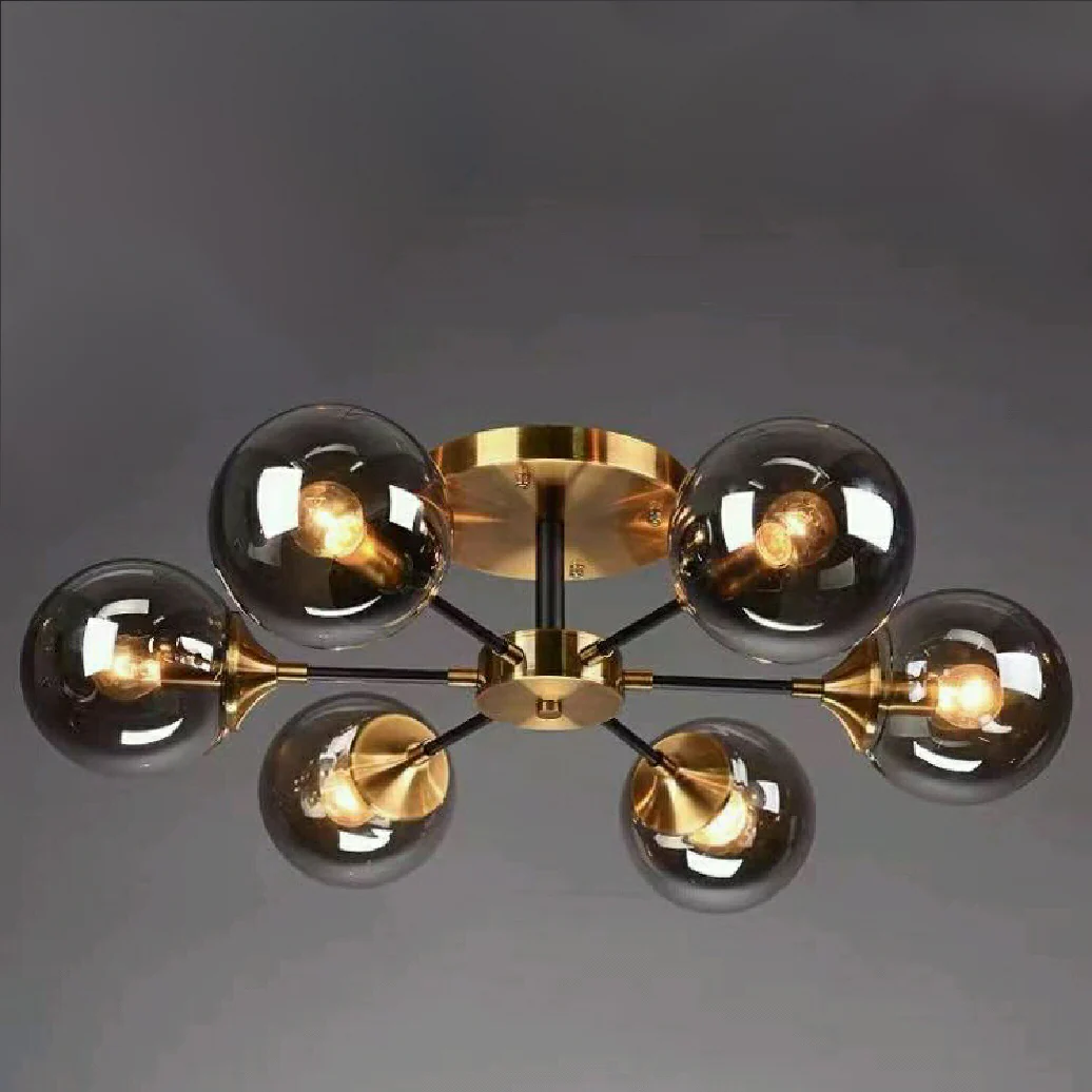Magic Bean Molecular Chandelier Living Room Ceiling Light Modern Glass Ball Lamp - Image 11