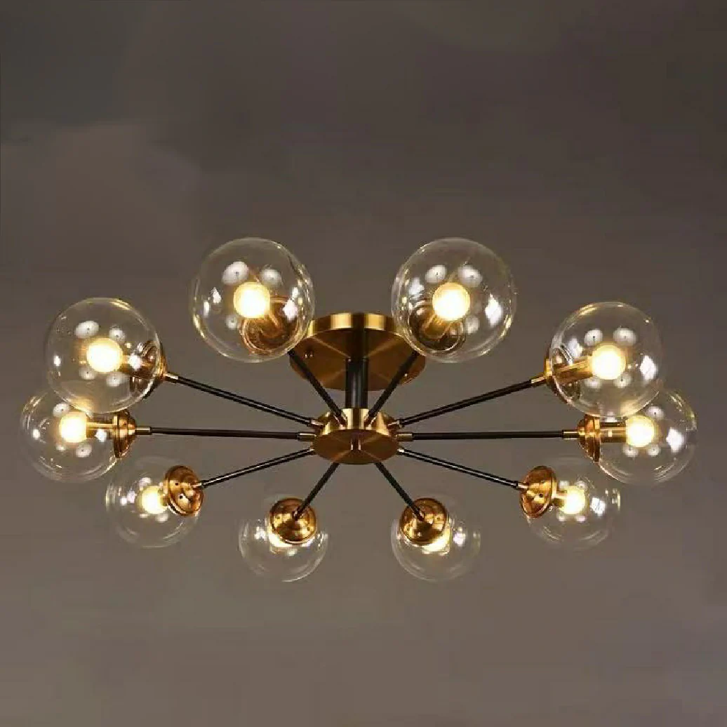 Magic Bean Molecular Chandelier Living Room Ceiling Light Modern Glass Ball Lamp - Image 12
