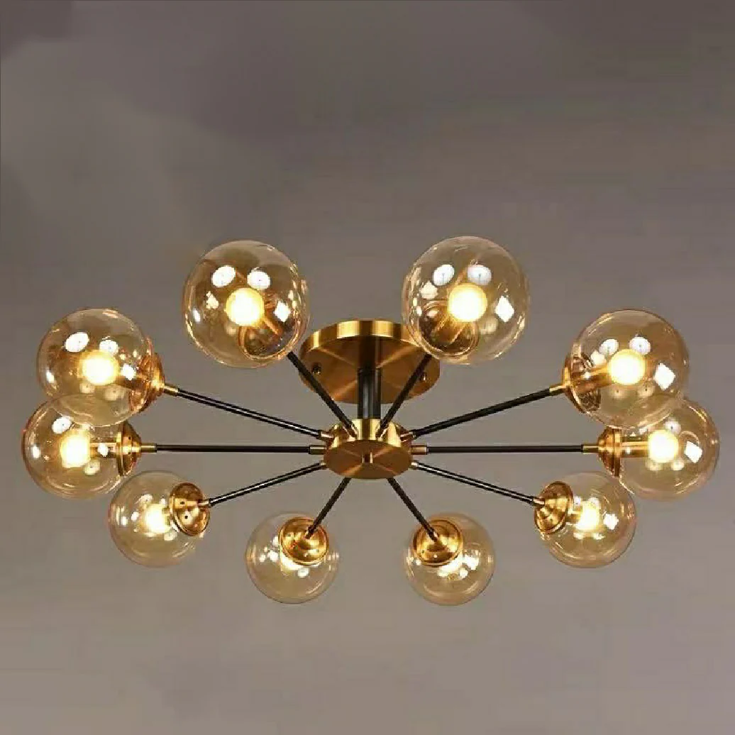Magic Bean Molecular Chandelier Living Room Ceiling Light Modern Glass Ball Lamp - Image 13