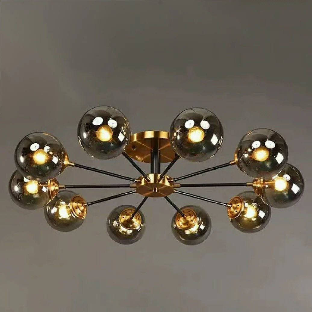 Magic Bean Molecular Chandelier Living Room Ceiling Light Modern Glass Ball Lamp - Image 14