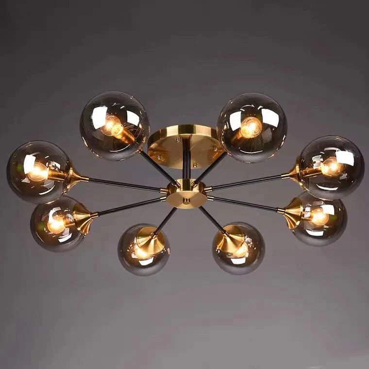 Magic Bean Molecular Chandelier Living Room Ceiling Light Modern Glass Ball Lamp - Image 2