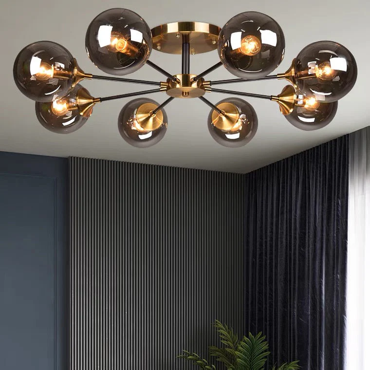 Magic Bean Molecular Chandelier Living Room Ceiling Light Modern Glass Ball Lamp - Image 3
