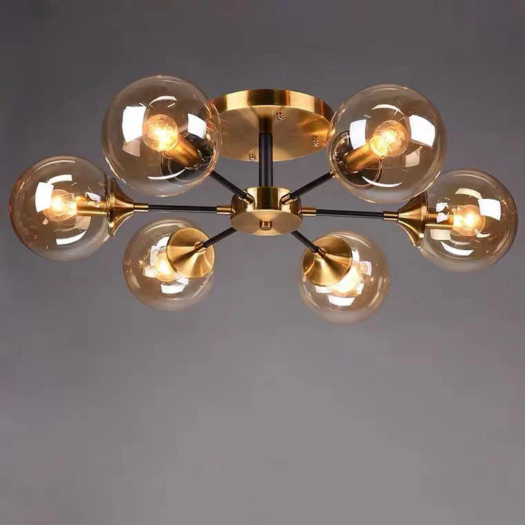 Magic Bean Molecular Chandelier Living Room Ceiling Light Modern Glass Ball Lamp - Image 4