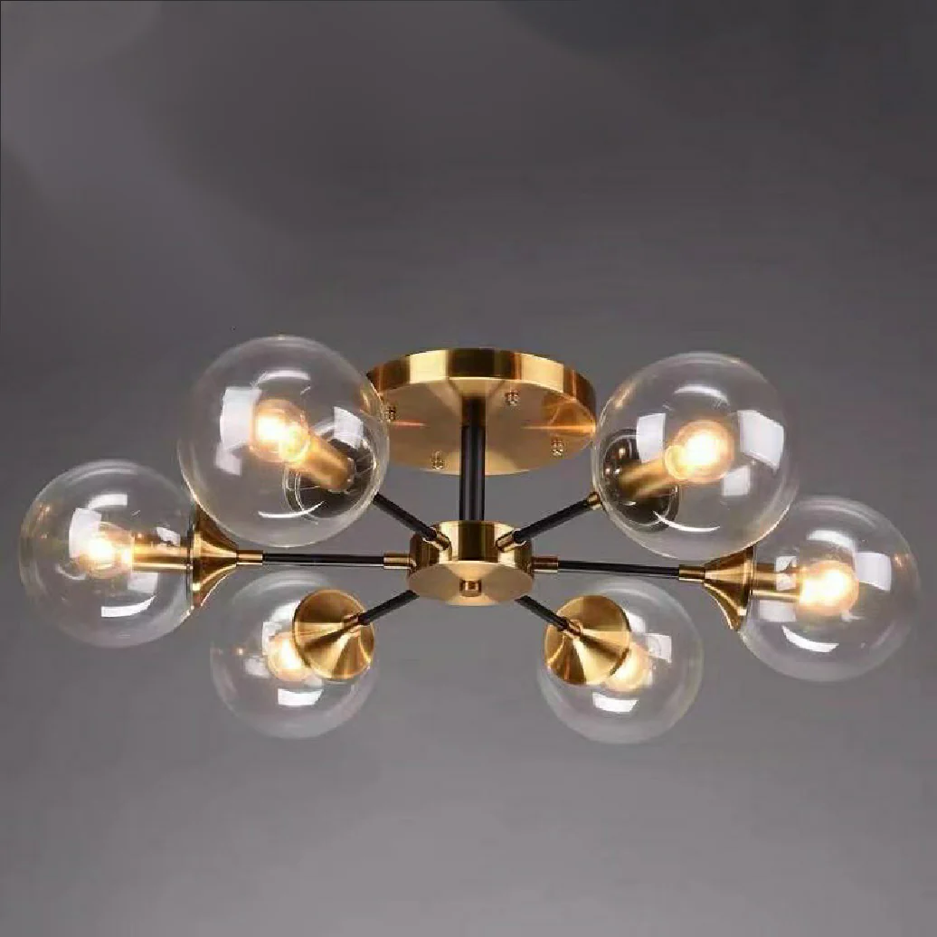 Magic Bean Molecular Chandelier Living Room Ceiling Light Modern Glass Ball Lamp - Image 9