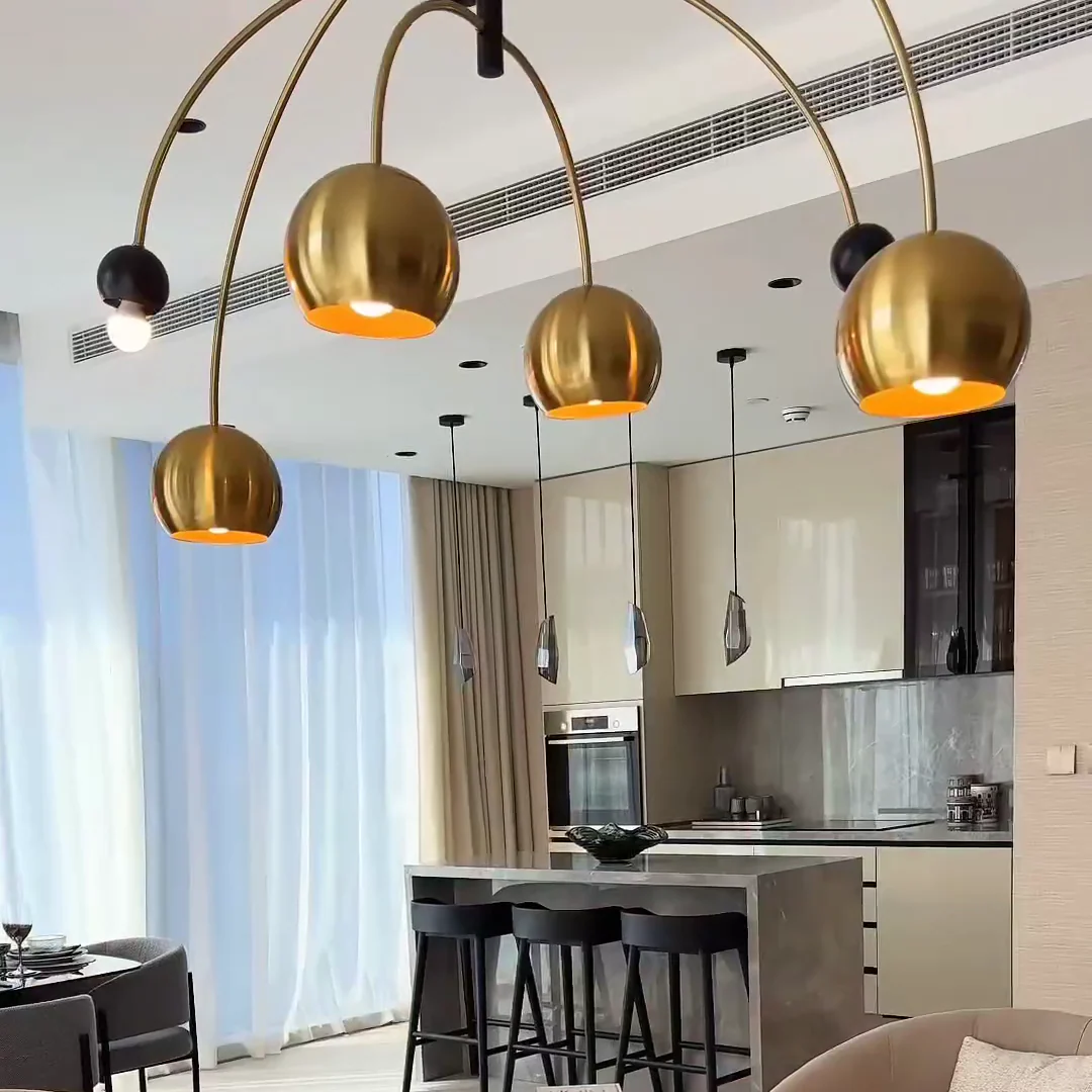 Modern Creative Cosmic Sputnik Chandelier for Living Room/Bedroom - Image 3