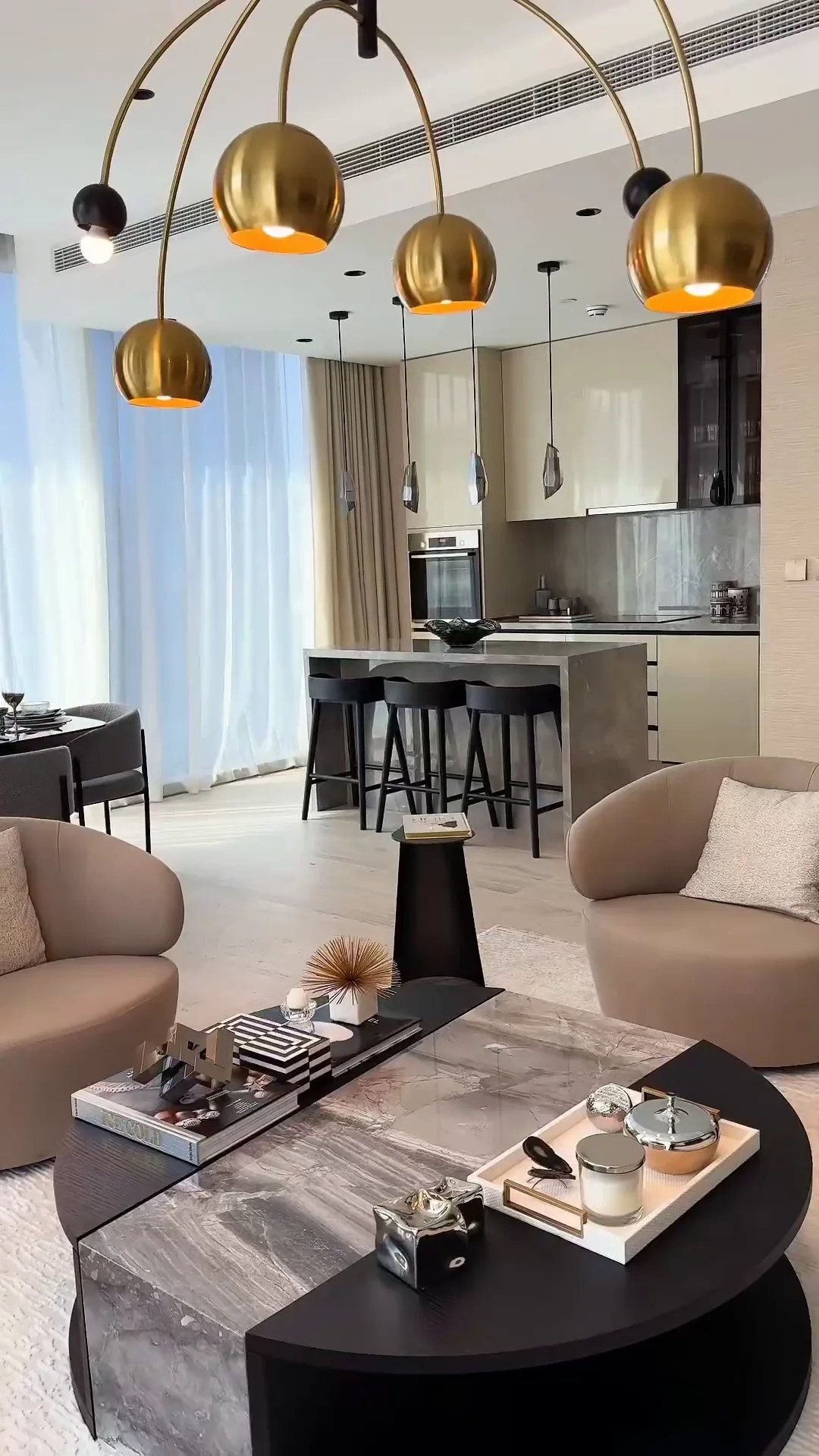 Modern Creative Cosmic Sputnik Chandelier for Living Room/Bedroom - Image 4
