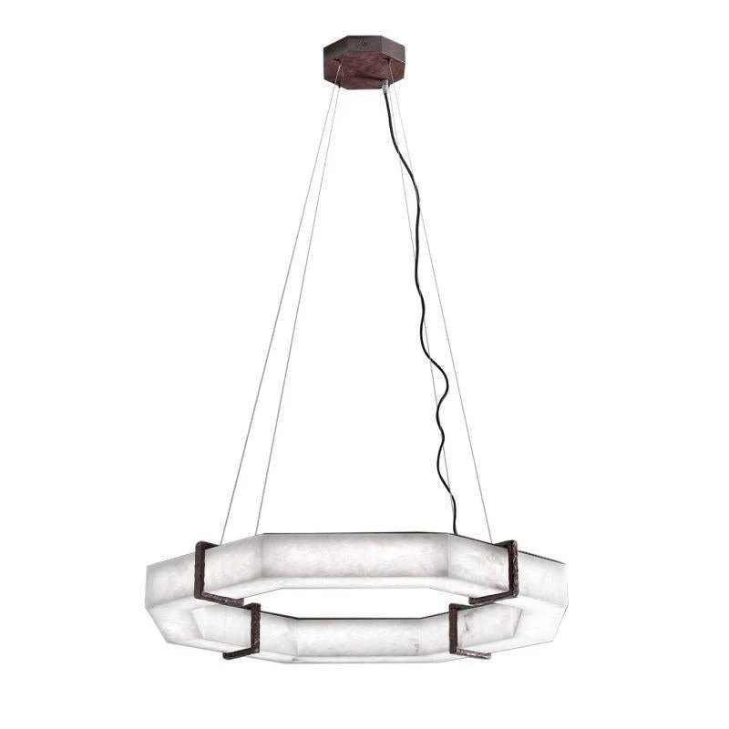 Modern Creative Retro Alabaster Chandelier - Image 3