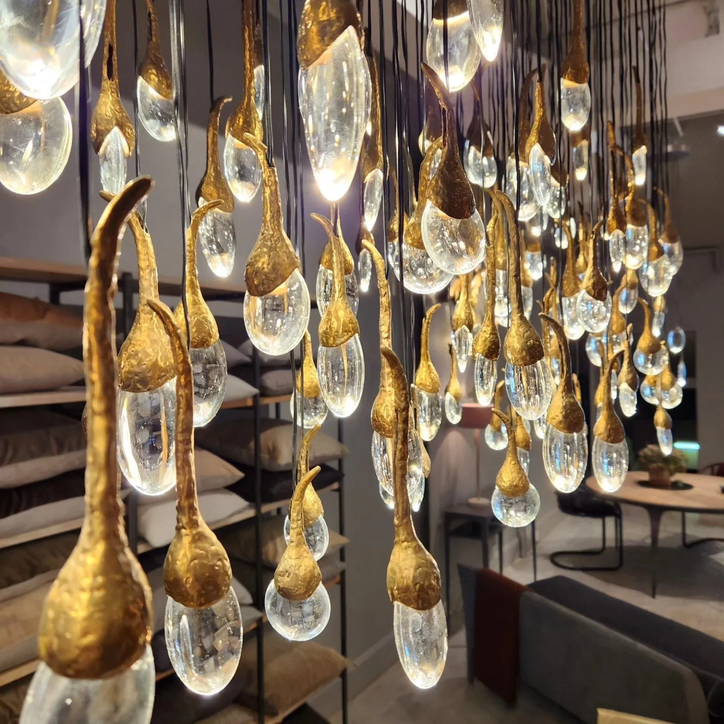 Modern Creative Seed Crystal Chandelier for Dining Room - Image 2