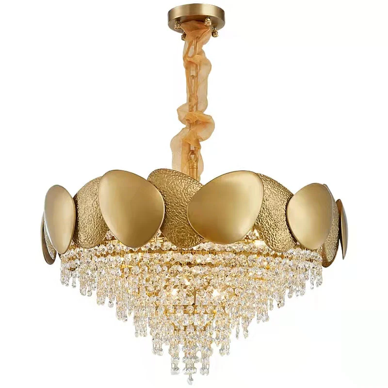 Modern Italian Style Crystal Tassel Chandelier - Image 3