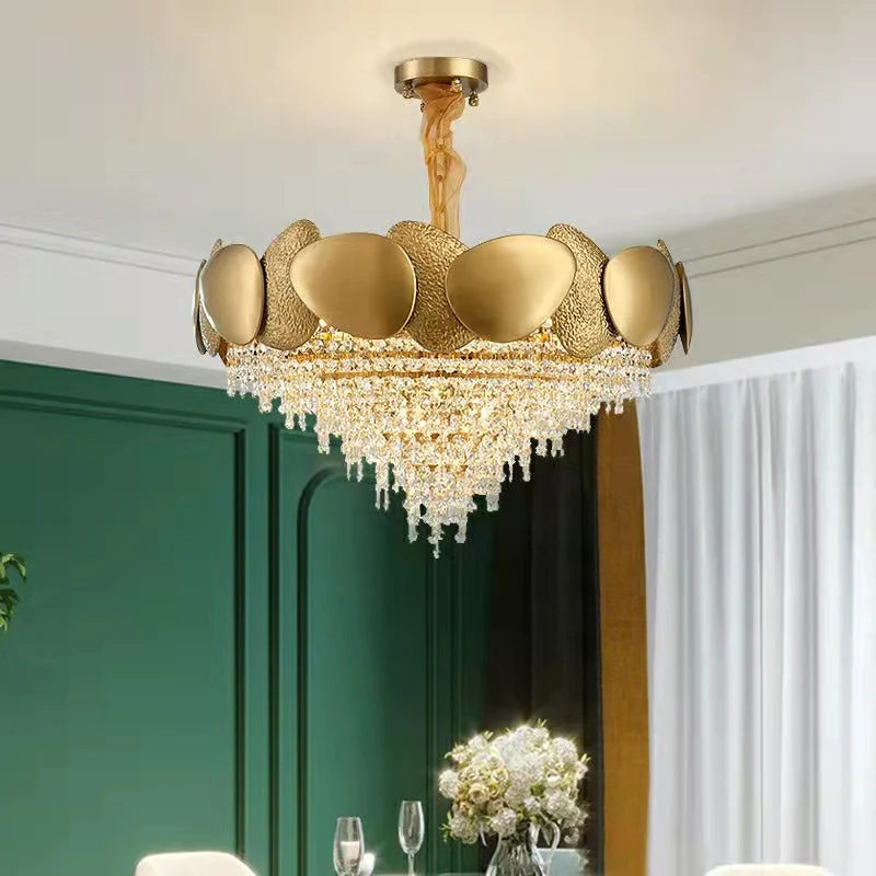 Modern Italian Style Crystal Tassel Chandelier - Image 4