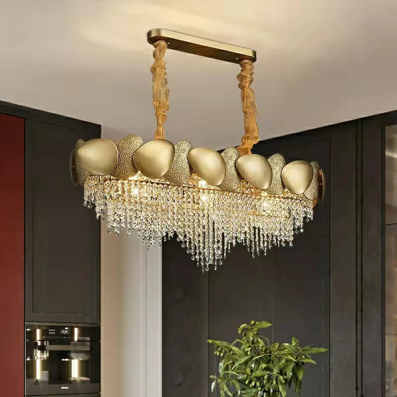 Modern Italian Style Crystal Tassel Chandelier - Image 5