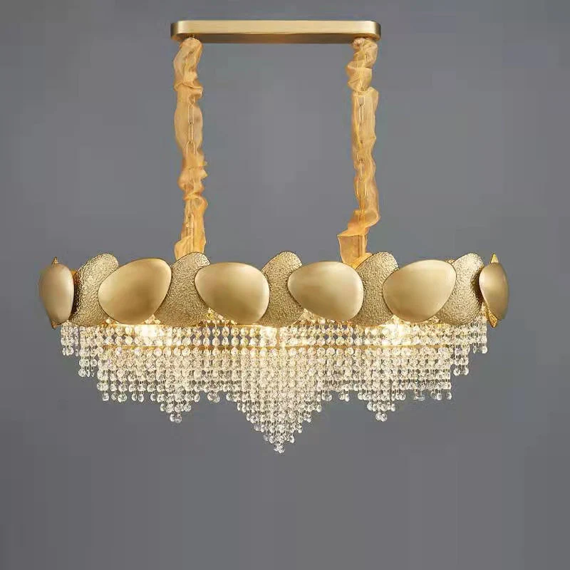 Modern Italian Style Crystal Tassel Chandelier - Image 9