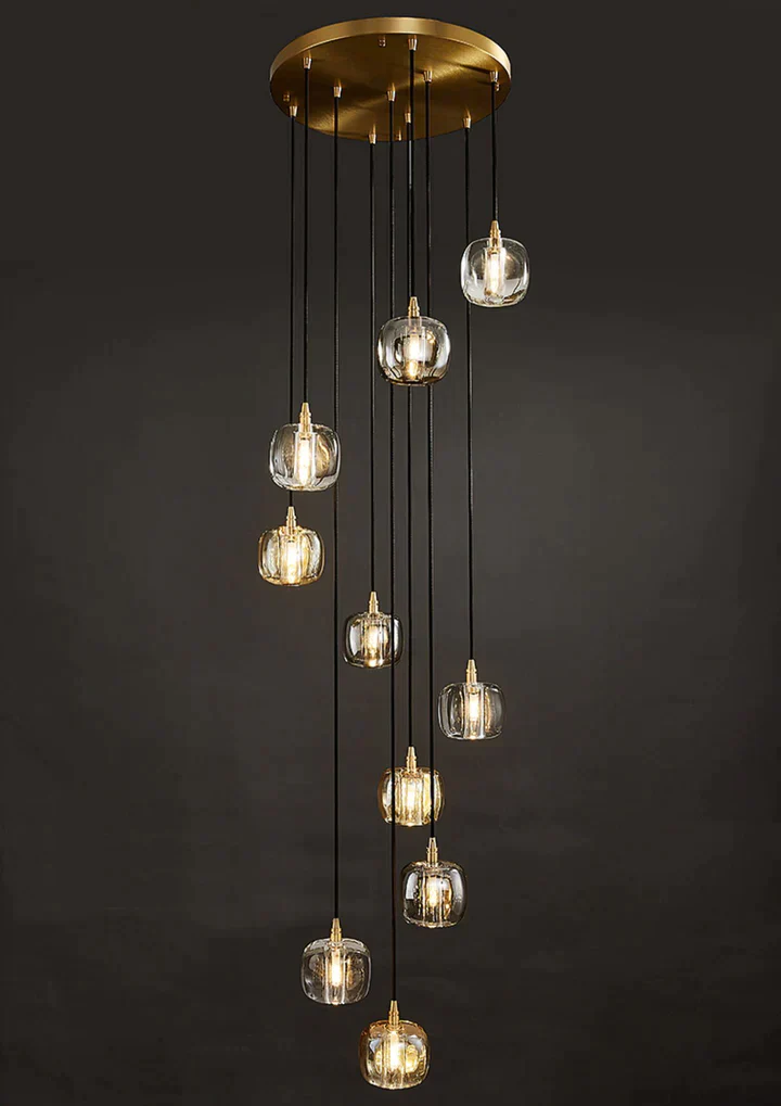 Post-modern Extra-long Pendant Light Fixtures for Staircase/High-ceiling Space/Foyer - Image 9