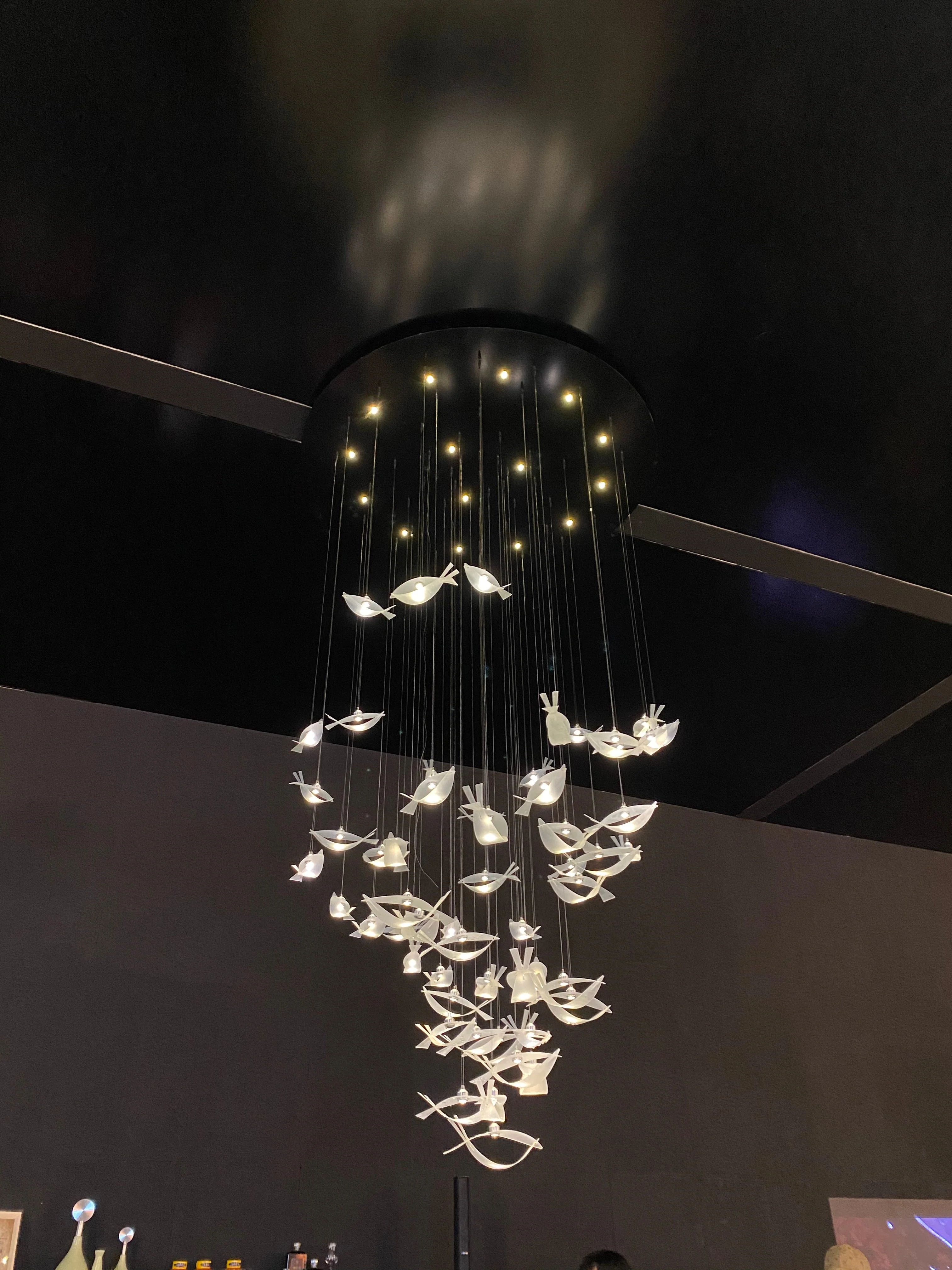 Modern Floating Acrylic Fish Chandelier for Staircase/Foyer/Living Room - Image 2