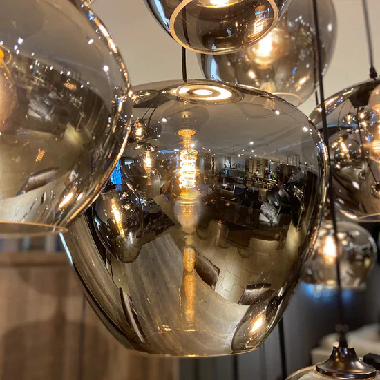 Modern Smoke Gray Glass Lamp Designer Chandelier for Cafe/Kitchen Island/Dining Room Style B - Image 11