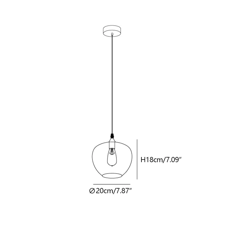 Modern Smoke Gray Glass Lamp Designer Chandelier for Cafe/Kitchen Island/Dining Room Style B - Image 12