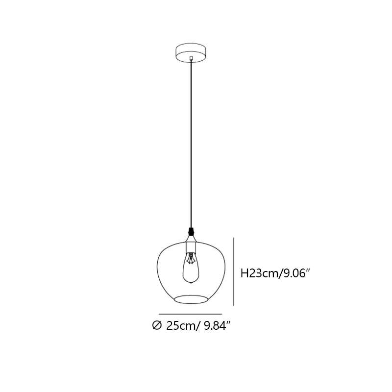 Modern Smoke Gray Glass Lamp Designer Chandelier for Cafe/Kitchen Island/Dining Room Style B - Image 13