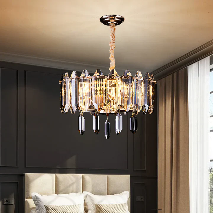 Modern Elegant Transparent Crystal Gold Chandelier Suit for Dining/Living Room - Image 4